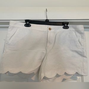 Lilly Pulitzer white buttercup shorts, sz 16